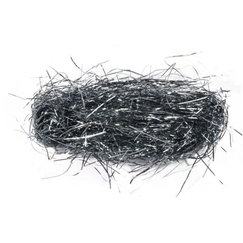 Włos anielski na choinkę srebrno czarny Lameta Święta 7 g