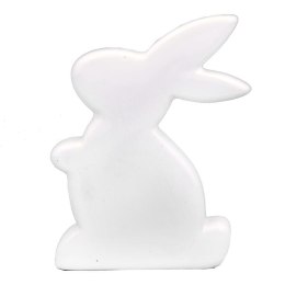 ZAJĄCZEK CERAMICZNY FIGURKA BIAŁA 10CM
