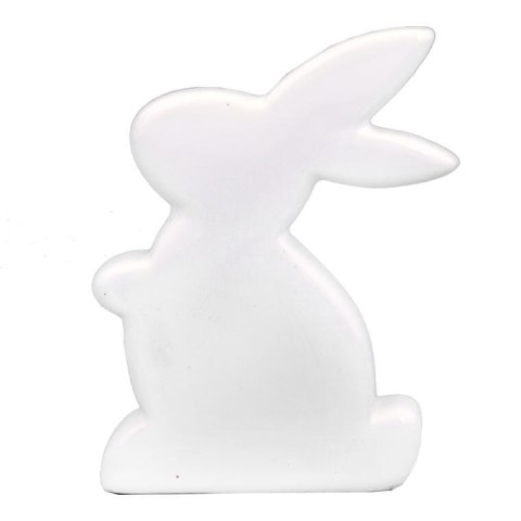 ZAJĄCZEK CERAMICZNY FIGURKA BIAŁA 10CM