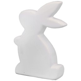 ZAJĄCZEK CERAMICZNY FIGURKA BIAŁA 10CM