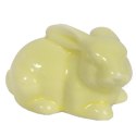 ZAJĄCZEK CERAMICZNY FIGURKA ZIELONA 7CM