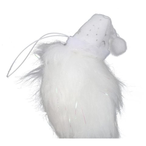 ZAWIESZKA ŚWIĄTECZNA SOWA Z PIÓRKAMI 12 CM