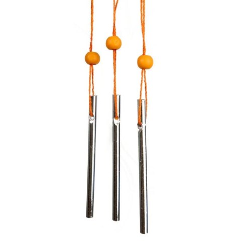 Zawieszka w kształcie Zająca z Dzwoneczkiem, Kolor Pomarańczowy, 24 cm