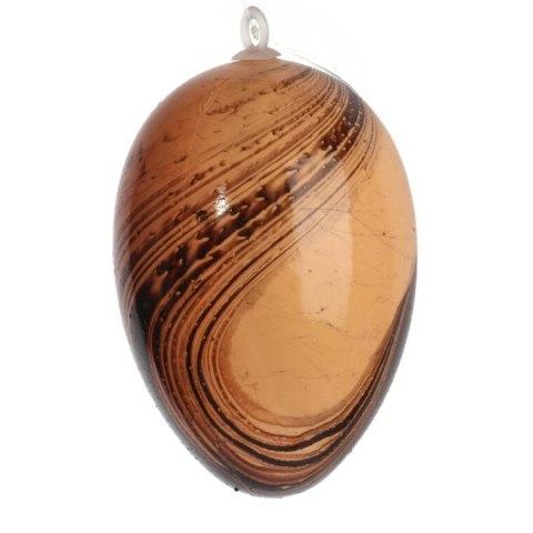 Zestaw 6 Kolorowych Plastikowych Jajek na Zawieszkę - Wielkanocne Ozdoby 6 cm