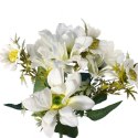 Biały Bukiet Sztucznych Margaretek 36cm - Wysokiej Jakości Dekoracja