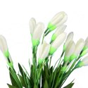 Bukiet 20 Sztucznych Krokusów Białych - Dekoracja o Wysokości 35 cm