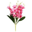 Bukiet 5 Sztucznych Storczyków w Kolorze Różowym o Wysokości 58 cm