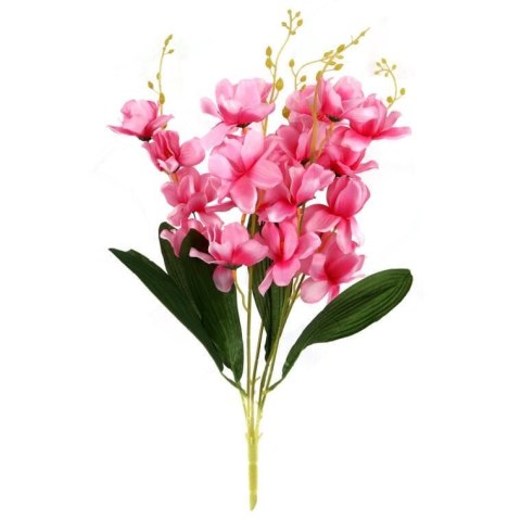 Bukiet 5 Sztucznych Storczyków w Kolorze Różowym o Wysokości 58 cm