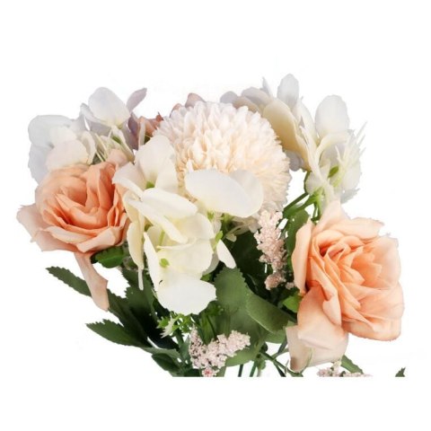 Bukiet 6 kwiatów mix z czosnkiem 32cm pomarańczowy