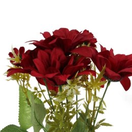 Bukiet 7 margaretek 36cm kolor bordowy