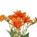 Bukiet 7 margaretek 36cm kolor pomarańczowy