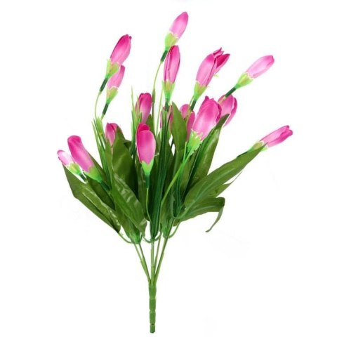Bukiet Sztucznych Krokusów o Kolorze Jasno Różowym - 20 Sztuk, 35 cm Wysokości