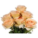 Bukiet Sztucznych Róż Kolor Kremowy - 7 Sztuk, Wysokość 45cm