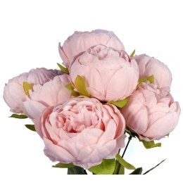 Bukiet Sztucznych Różowych Piwonii 48cm - Realistyczna Dekoracja