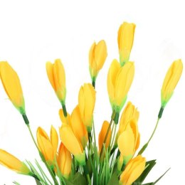 Bukiet Żółtych Krokusów 35 cm - Sztuczne Kwiaty o Wysokiej Jakości