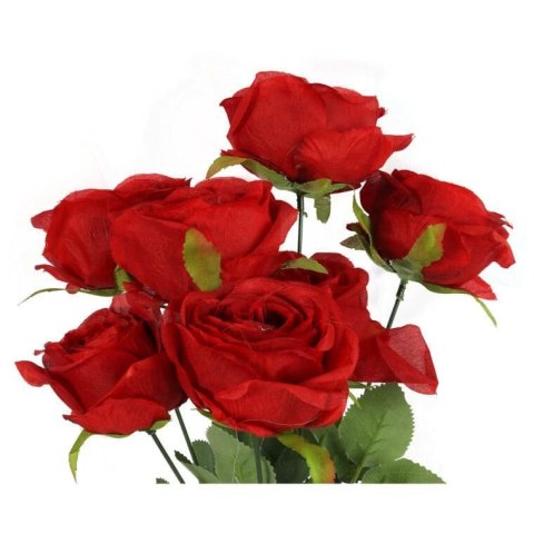 Czerwony Bukiet Sztucznych Róż Wysokiej Jakości - 7 sztuk, 50cm