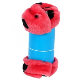 Czerwony Kocyk dla Psa w Kropki z Długotrwałym Wykończeniem