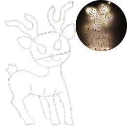 Dekoracja Świetlna LED - Renifer Ciepły Biały 45 cm Zasilanie Bateryjne Do Użytku Wewnętrznego