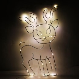 Dekoracja Świetlna LED - Renifer Ciepły Biały 45 cm Zasilanie Bateryjne Do Użytku Wewnętrznego