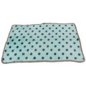Delikatny Niebieski Kocyk w Kropki dla Psa o Długiej Żywotności