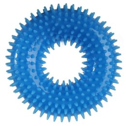 Gryzak gumowy piszczący ciemno niebieski gum39