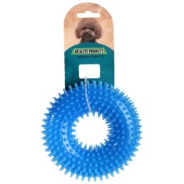 Gryzak gumowy piszczący ciemno niebieski gum39