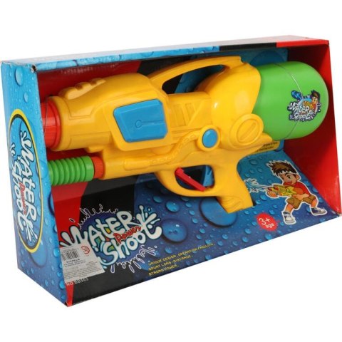 Innowacyjny Pistolet na Wodę 38 cm Żółty z Odwróconym Pojemnikiem