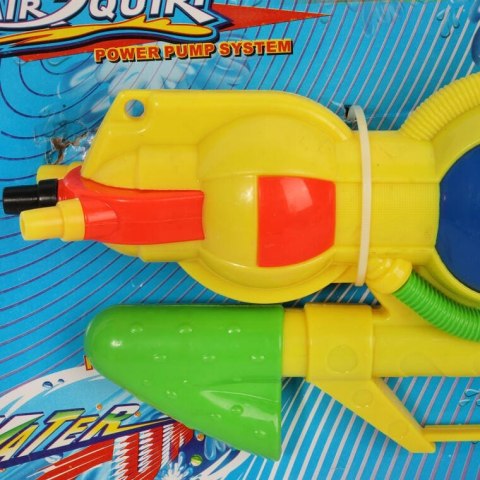 Innowacyjny Pistolet na Wodę z Odwróconym Pojemnikiem 43cm - Kolor Żółty