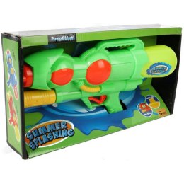 Innowacyjny Pistolet na Wodę ze Zmienionym Mocowaniem Pojemnika 37 cm - Zielony