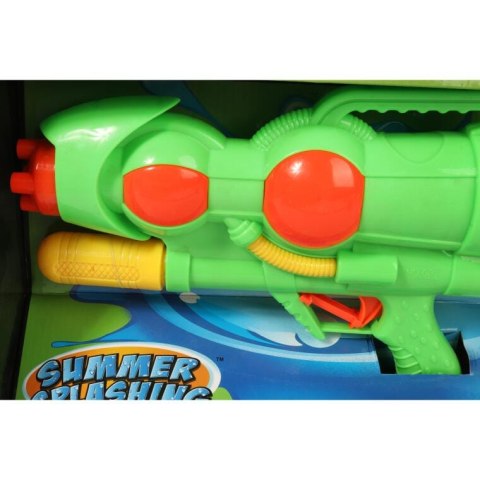 Innowacyjny Pistolet na Wodę ze Zmienionym Mocowaniem Pojemnika 37 cm - Zielony