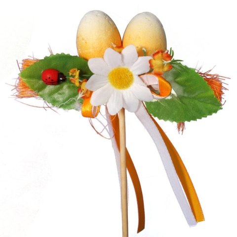 JAJKA NA SNOPKU OZDOBA NA PIKU POMARAŃCZOWA