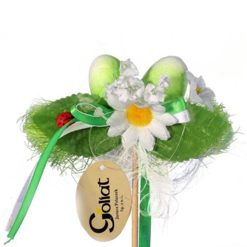 JAJKA NA SNOPKU OZDOBA NA PIKU ZIELONA