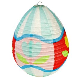 JAJKO LAMPION PAPIEROWY ROZKŁADANY 25CM NIEBIESKI II