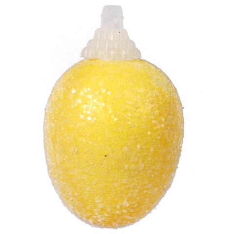 Jajka lukrowane zawieszki zestaw 12 sztuk 4cm żółte