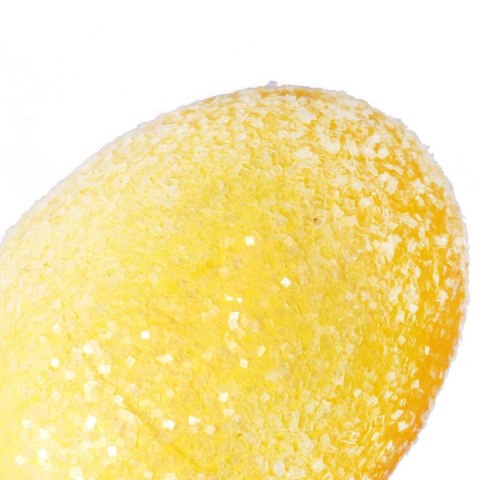 Jajka lukrowane zawieszki zestaw 12 sztuk 4cm żółte