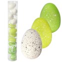 Jajka plastikowe zawieszki zestaw 12 sztuk 4cm zielone