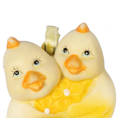 KURCZACZKI CERAMICZNE ZAWIESZKA ŚWIĄTECZNA ŻÓŁTA
