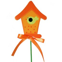 Karmnik na ptaki o wysokości 28 cm w kolorze pomarańczowym