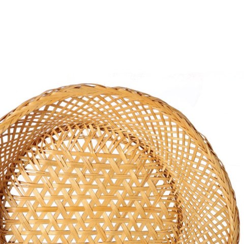 Koszyk na pieczywo z bambusa, okrągły 22cm, kolor beżowy