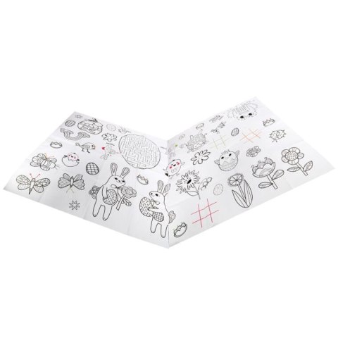 Obrus świąteczny na stół Wielkanocny do kolorowania 150x85cm