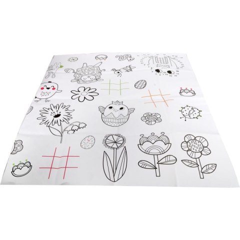 Obrus świąteczny na stół Wielkanocny do kolorowania 150x85cm