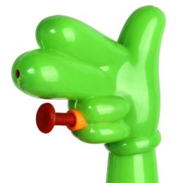 PISTOLET NA WODĘ PSIKAWKA 10 cm RĄCZKA ZIELONA