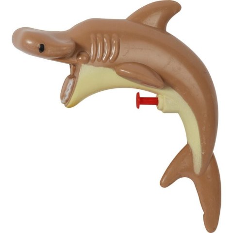 PISTOLET NA WODĘ PSIKAWKA 20 cm REKINEK BRĄZOWY