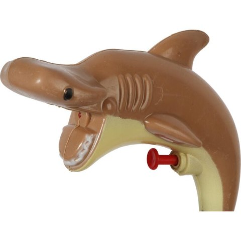 PISTOLET NA WODĘ PSIKAWKA 20 cm REKINEK BRĄZOWY