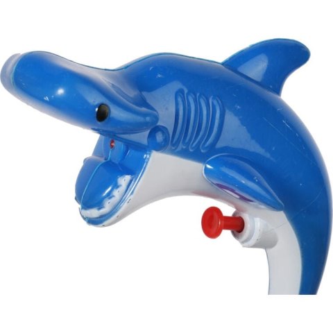 PISTOLET NA WODĘ PSIKAWKA 20 cm REKINEK NIEBIESKI