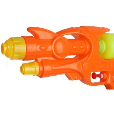 Pistolet Wodny Śmigus-Dyngus 30cm Pomarańczowo-Żółty z Wkręcanym Pojemnikiem na Wodę