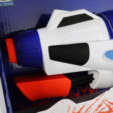 Pistolet Wodny Śmigus-Dyngus 37cm Biały z Odwróconym Pojemnikiem i Generatorem Ciśnienia