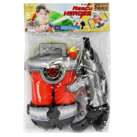 Pistolet na wodę Premium z duzym zbiornikiem-plecakiem, 32 cm, kolor czerwony