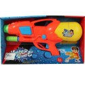 Pomarańczowy Pistolet na Wodę o Długości 38 cm z Innowacyjnym Systemem Mocowania Pojemnika i Ciśnienia