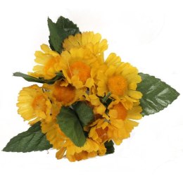 Stroik na Świeczkę z Żółtymi Słonecznikami 10cm